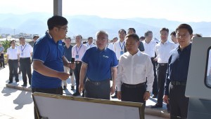 5月6日，国家水利部深化农业水价综合改革、推进现代化灌区建设现场会在云南省元谋县胜利召开，水利部部长李国英、云南省省长王予波等在元谋项目展厅听取了董事长王浩宇关于大禹节水参与两手发力建设现代化灌区的汇报，并给予了充分肯定。